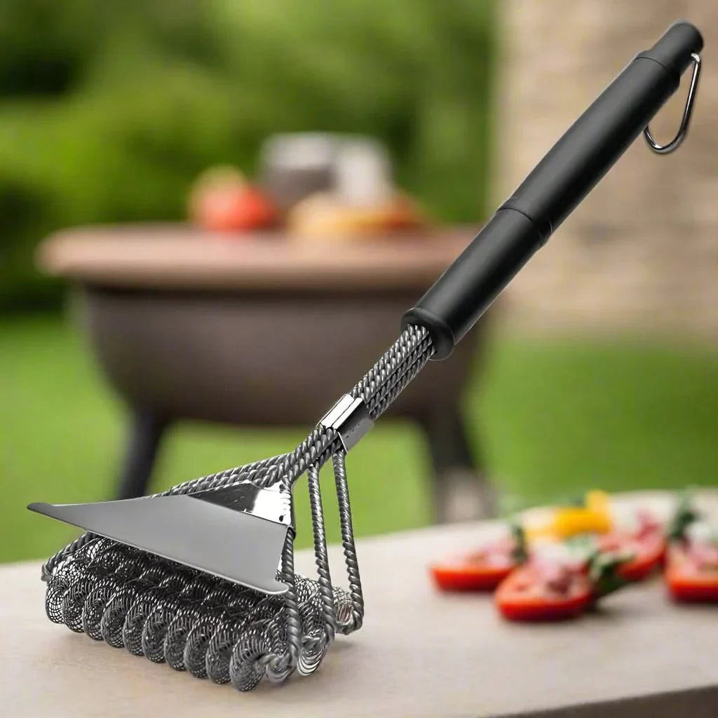 Lisslune | GrillMaster Bristle-Free Brush – Safe & effective for all grill grates