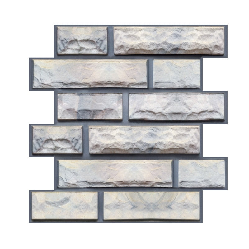Lisslune | 3D Self-Adhesive Brick Pattern Wallpaper