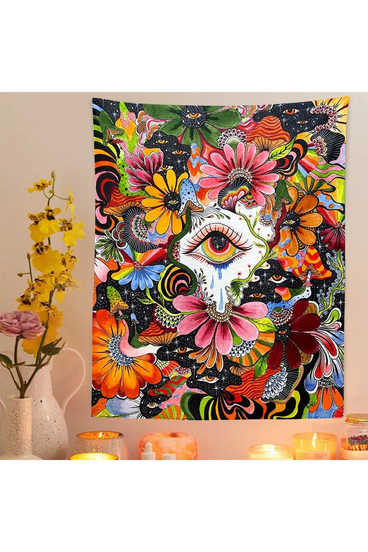 Lisslune | in Wonderland Psychedelic Tapestry