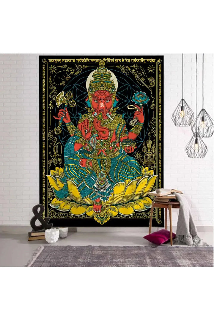 Lisslune | Ganesha Wall Tapestry