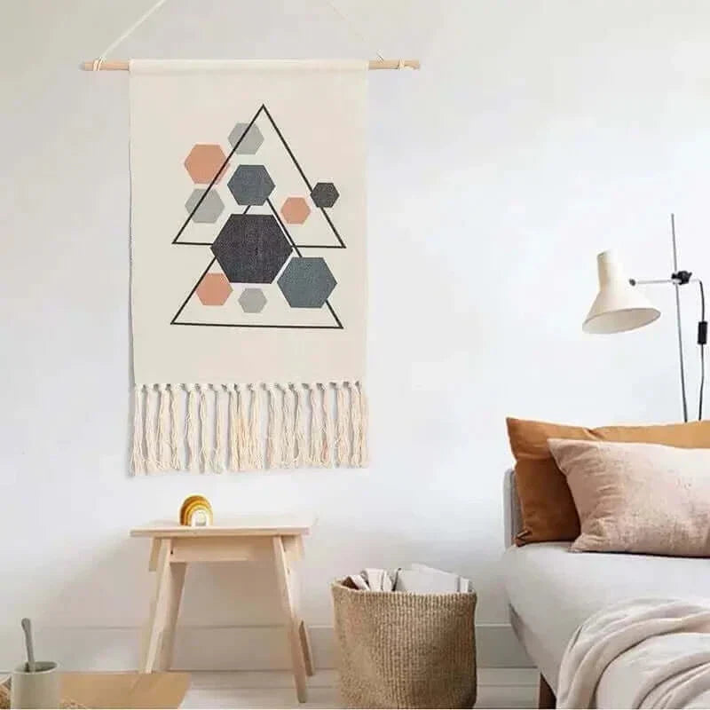 Lisslune | Macrame Hanging Cotton Rug
