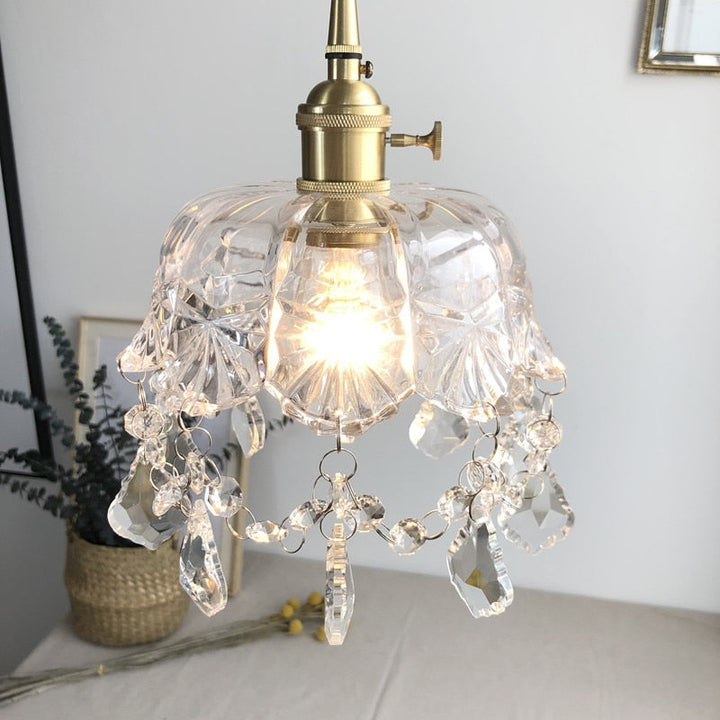Lisslune | LumiGlace – Elegant pendant lamp with clear crystal glass design for discerning interiors