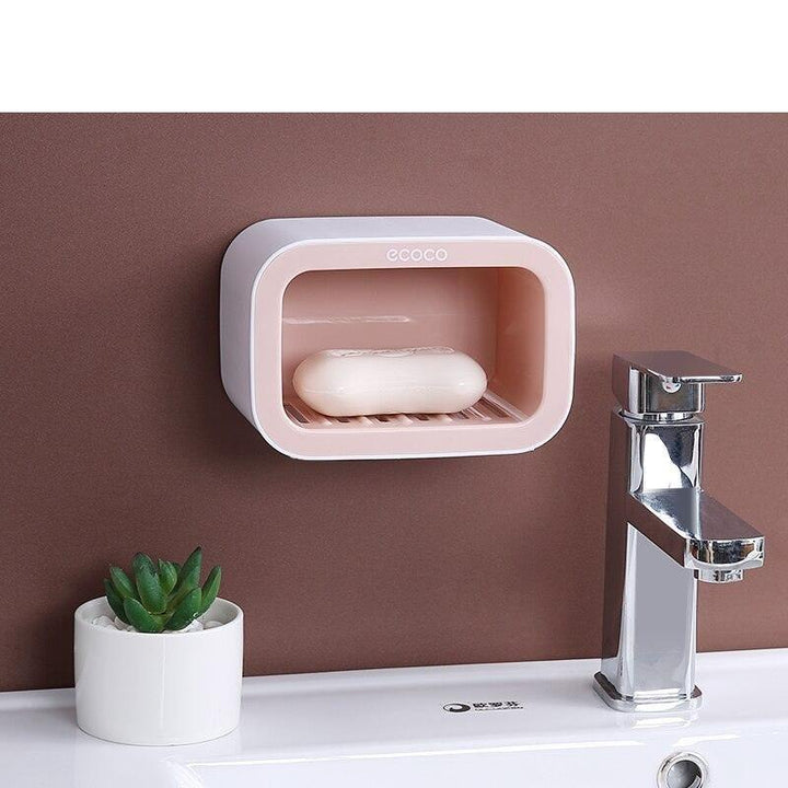 Lisslune | Elegant Botanical Wall-Mounted Soap Organizer for Stylish Bathroom Storage