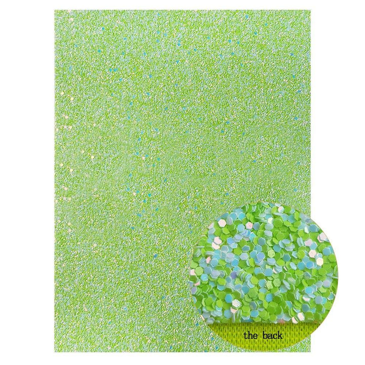 Lisslune | Glittering Chunky PU Leather Look: The Ultimate DIY Craft Companion