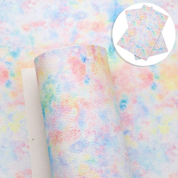 Lisslune | Christmas Blossom Synthetic Leather Craft Sheets - Create Your Holiday Magic!