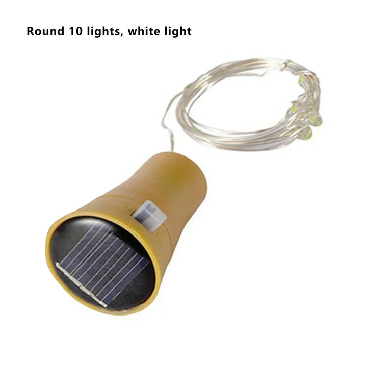 Lisslune | Solar-Powered Bottle Cork String Lights