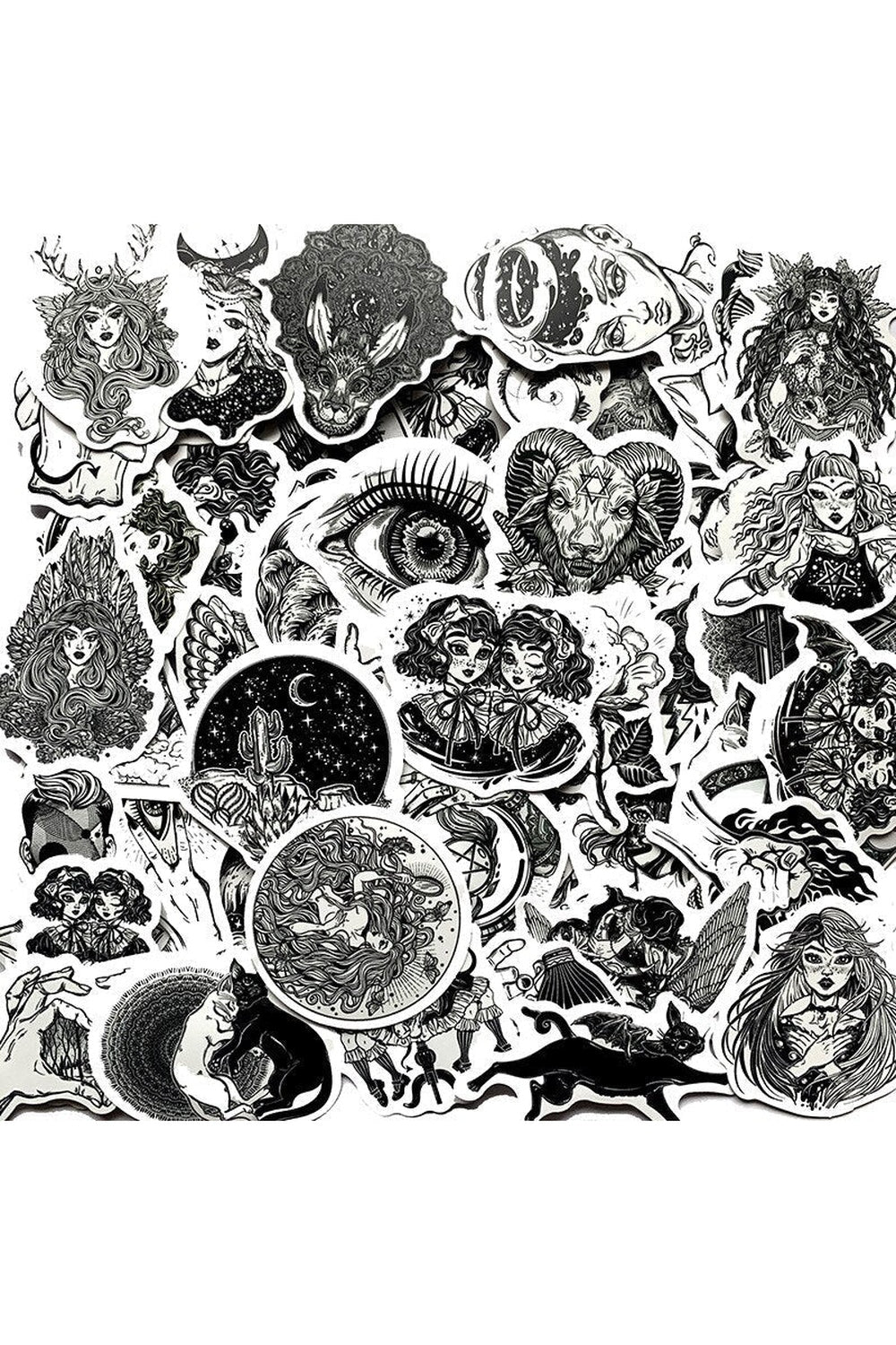 Lisslune | themed cartoon stickers