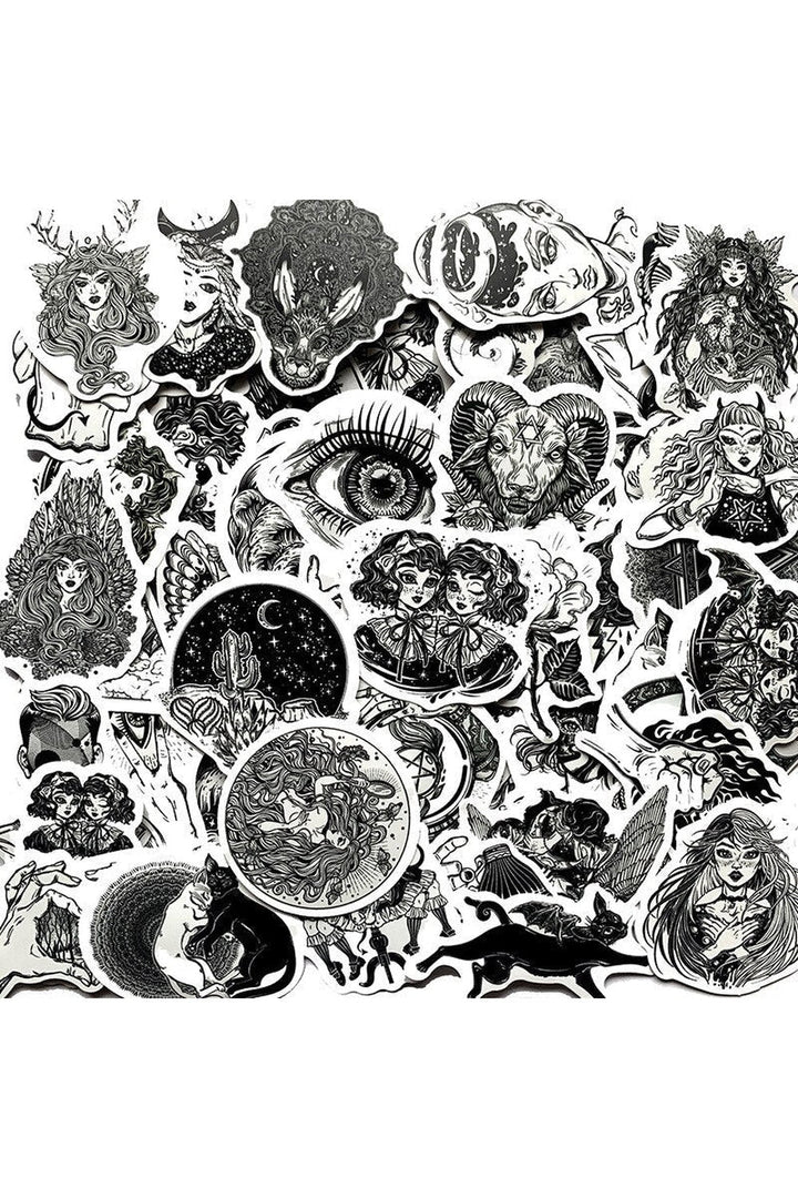 Lisslune | themed cartoon stickers