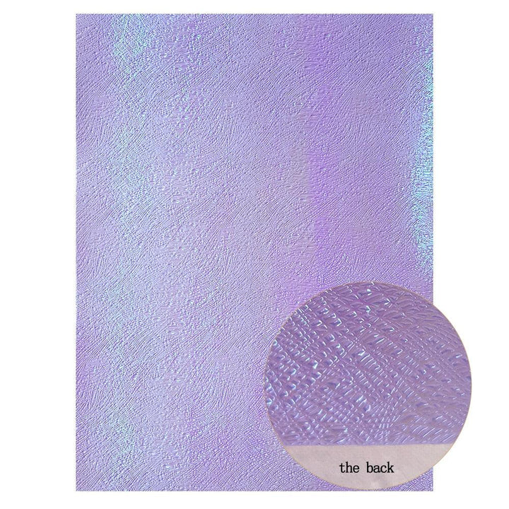 Lisslune | Sparkling Violet Synthetic Leather Fabric - A Must-Have for Sparkling DIY Projects