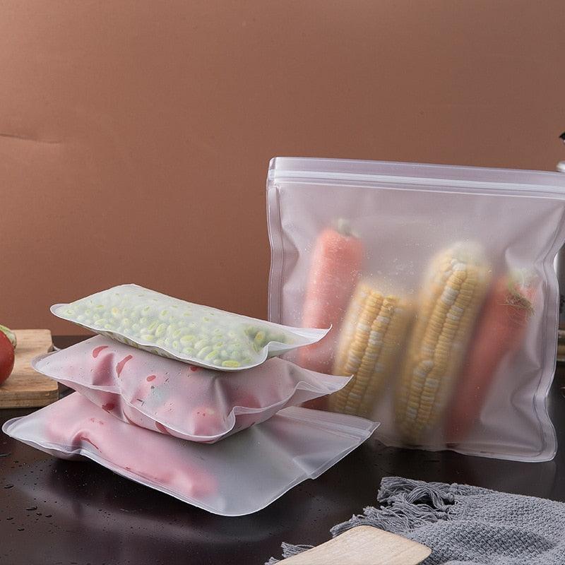 Lisslune | Eco-friendly silicone food storage bags - Keep your food effortlessly fresh