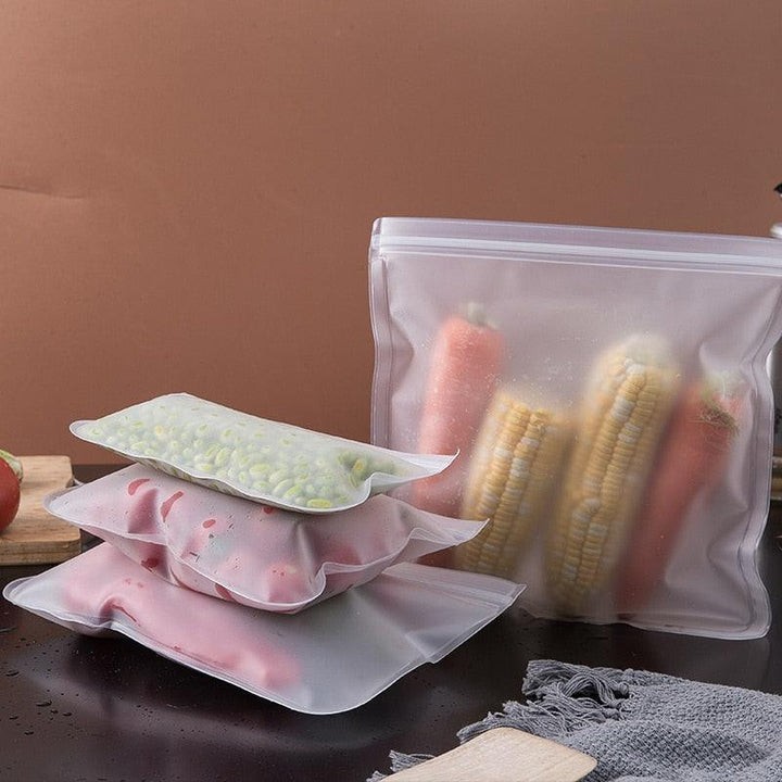 Lisslune | Eco-friendly silicone food storage bags - Keep your food effortlessly fresh