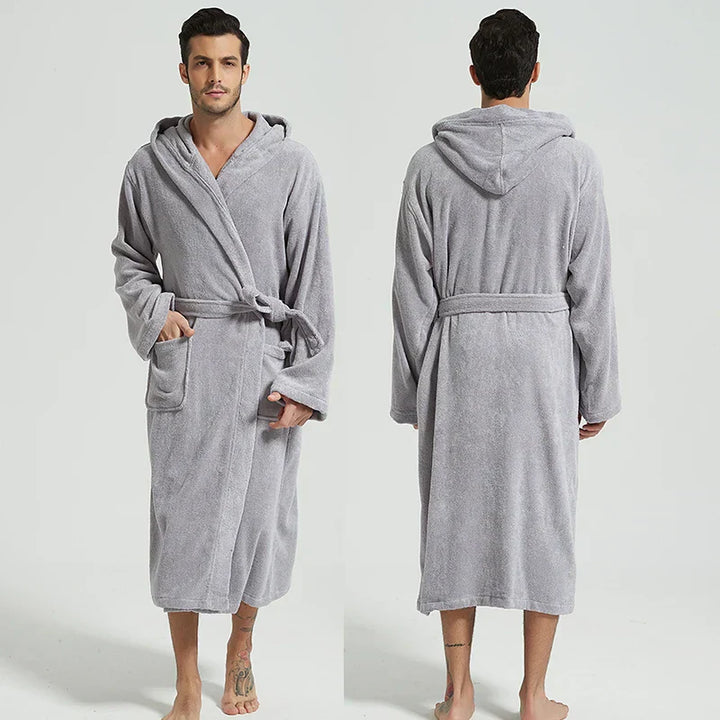 Lisslune | SpaLux – Cotton bathrobe with hood