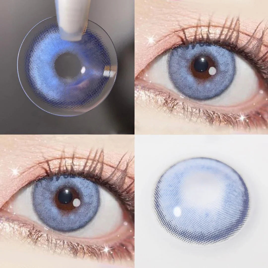 Rynx | 1 Pair Color Contact Lenses Color Lens Eyes Pupils Beauty Colored Lenses Myopia Contact Lenses Makeup Lenses with Diopters