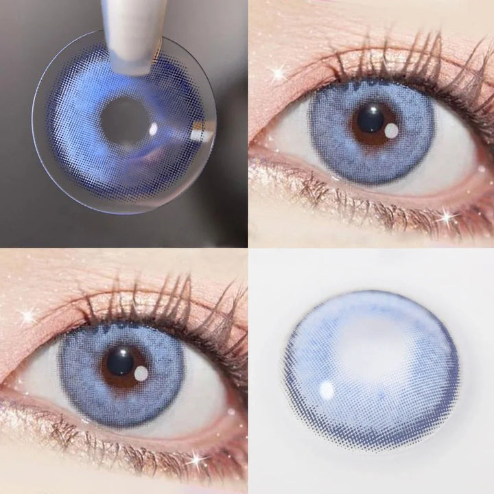Rynx | 1 Pair Color Contact Lenses Color Lens Eyes Pupils Beauty Colored Lenses Myopia Contact Lenses Makeup Lenses with Diopters