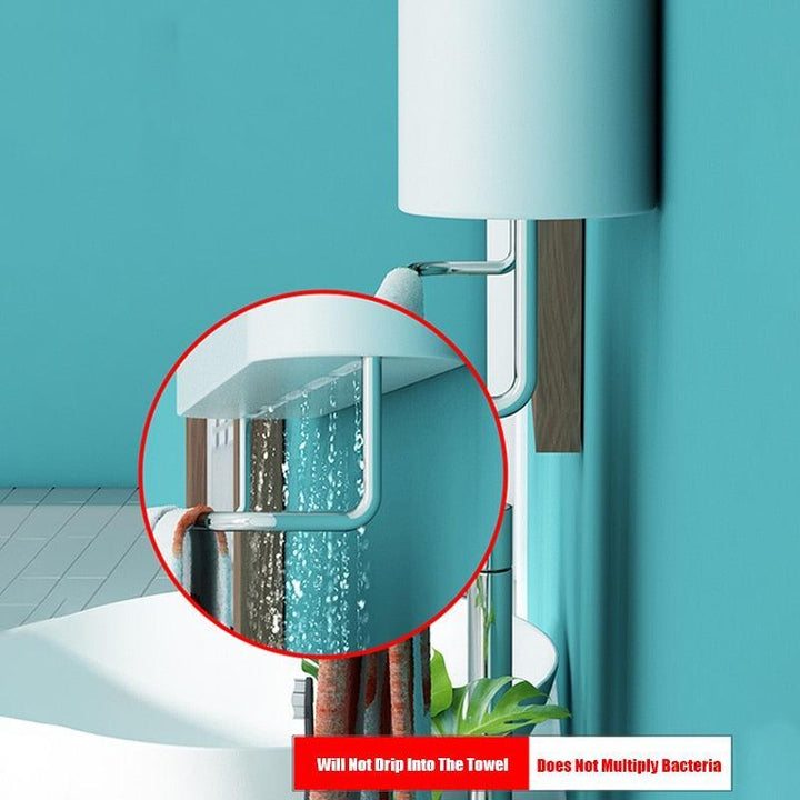 Lisslune | Slim space-saving wall shelf for bathroom accessories