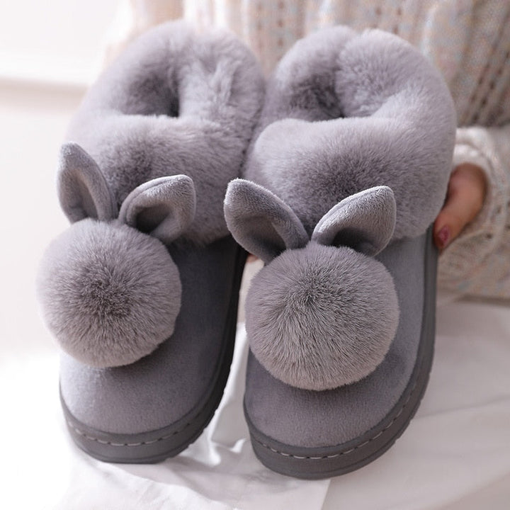 Lisslune | Cozy women's slippers with bunny ears