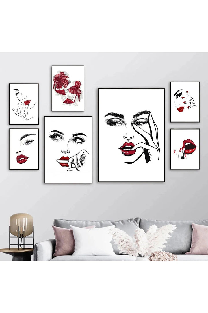 Lisslune | Lip Canvas Poster