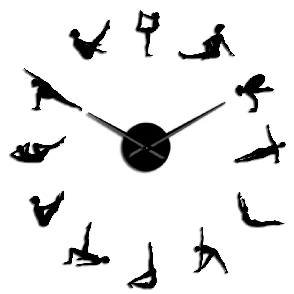 Lisslune | Pilates Poses DIY Wall Clock