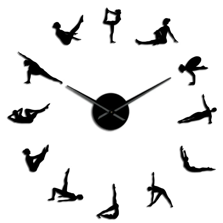 Lisslune | Pilates Poses DIY Wall Clock