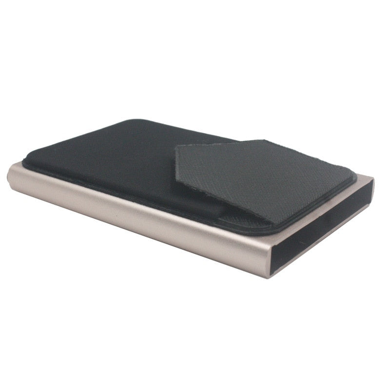 Lisslune | Pop-Out Aluminum RFID Blocking Wallet with Quick Access Slider