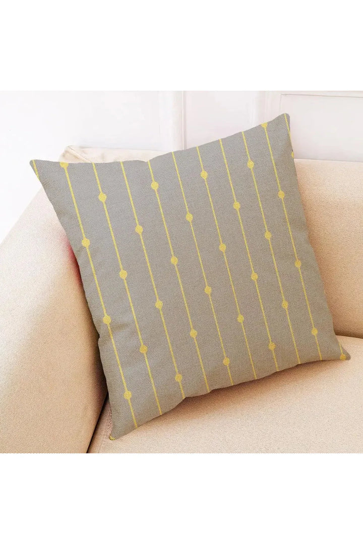 Lisslune | gray geometric pillowcase