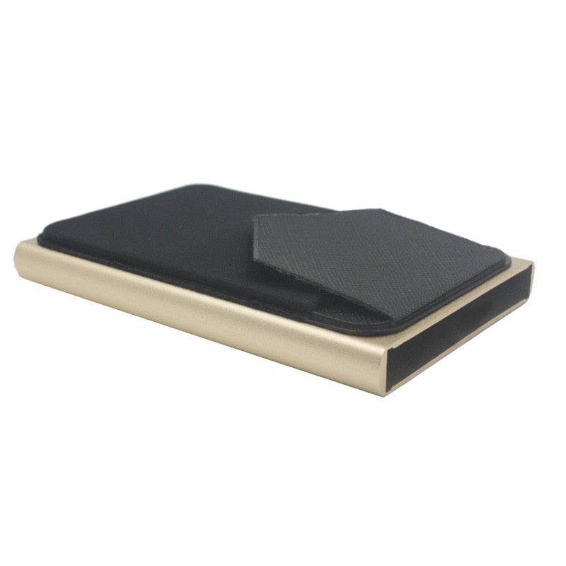 Lisslune | Pop-Out Aluminum RFID Blocking Wallet with Quick Access Slider