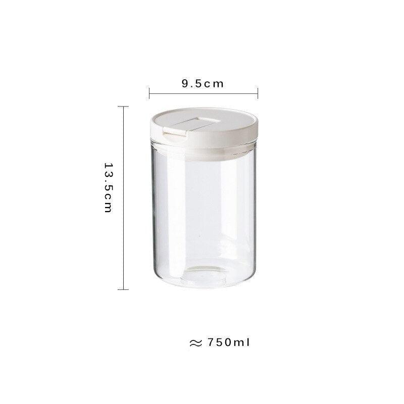 Lisslune | Moisture-proof Glass Grain Container