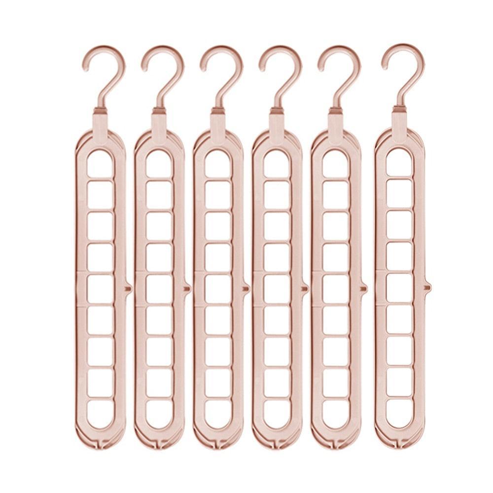 Lisslune | Chic circular 9-hole plastic closet organizer