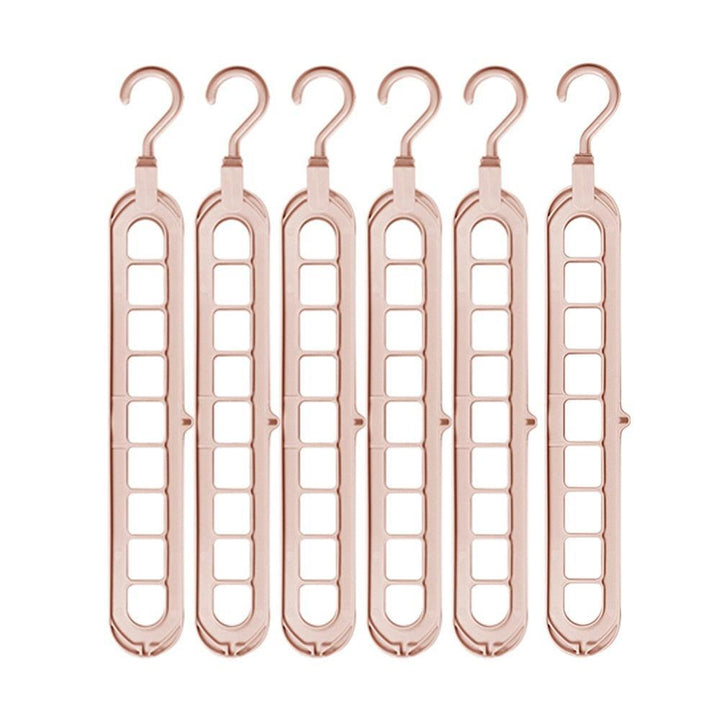 Lisslune | Chic circular 9-hole plastic closet organizer