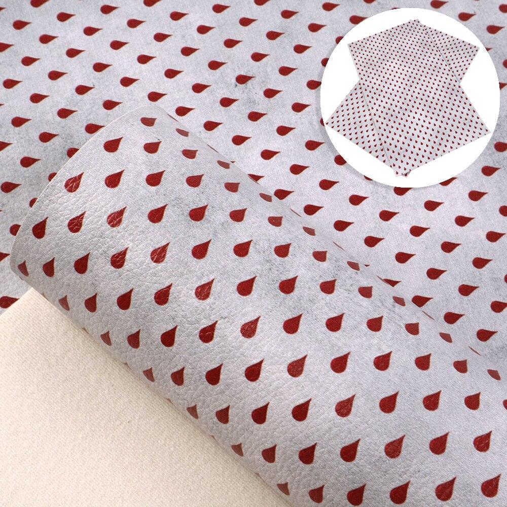 Lisslune | Chic Polka Dot Synthetic Leather Crafting Fabric