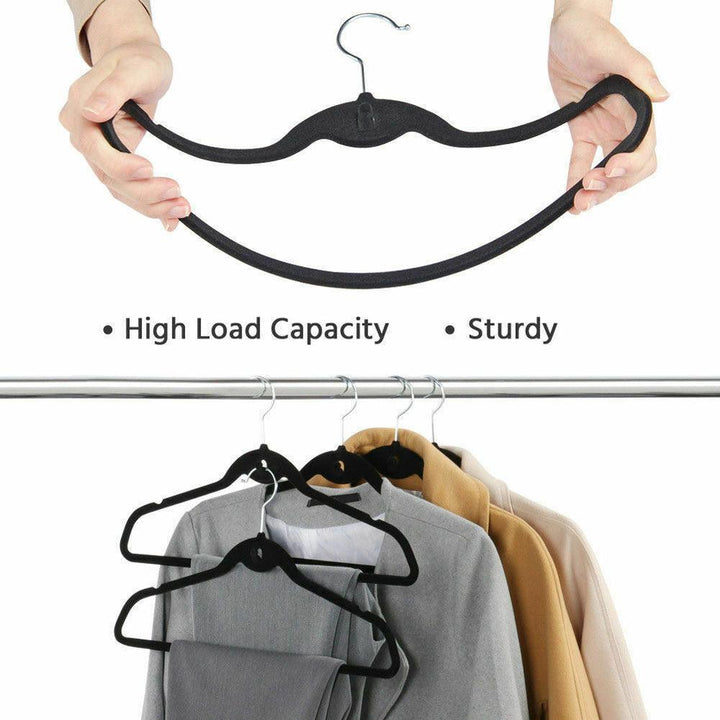 Lisslune | Transform your wardrobe with 50 premium non-slip velvet hangers