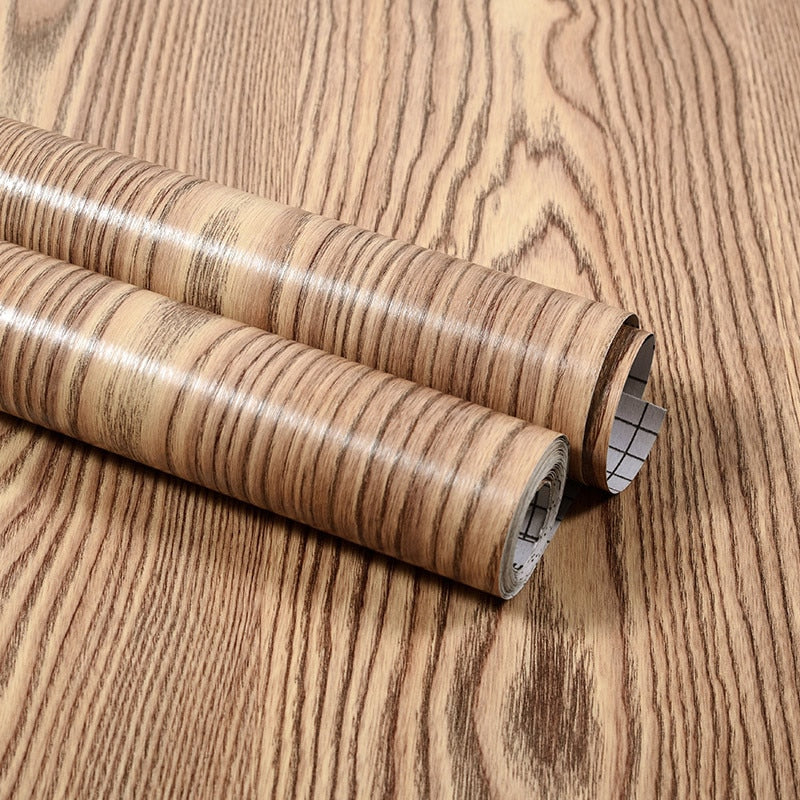Lisslune | Self-Adhesive  Wood Grain Wall Sticker