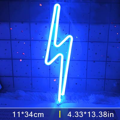 Lisslune | Led Lightning Neon Sign Wall Decor