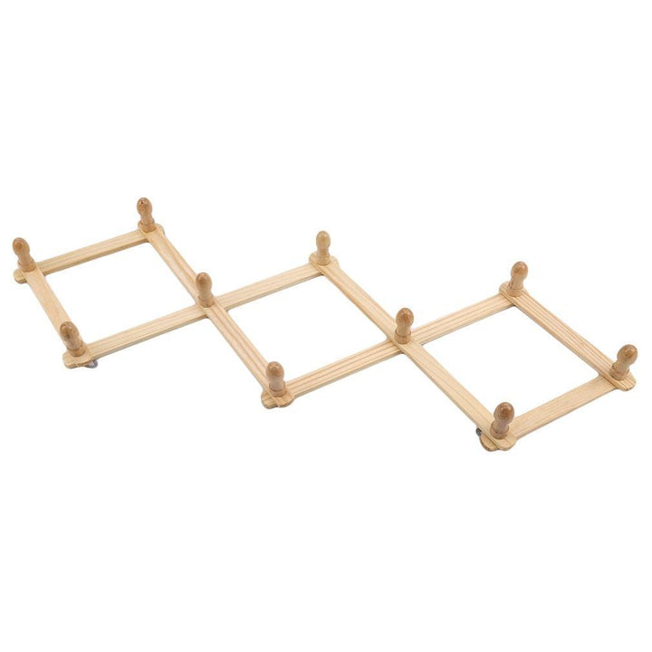 Lisslune | Stylish 360-degree rotating lotus wood hangers for children with non-slip technology
