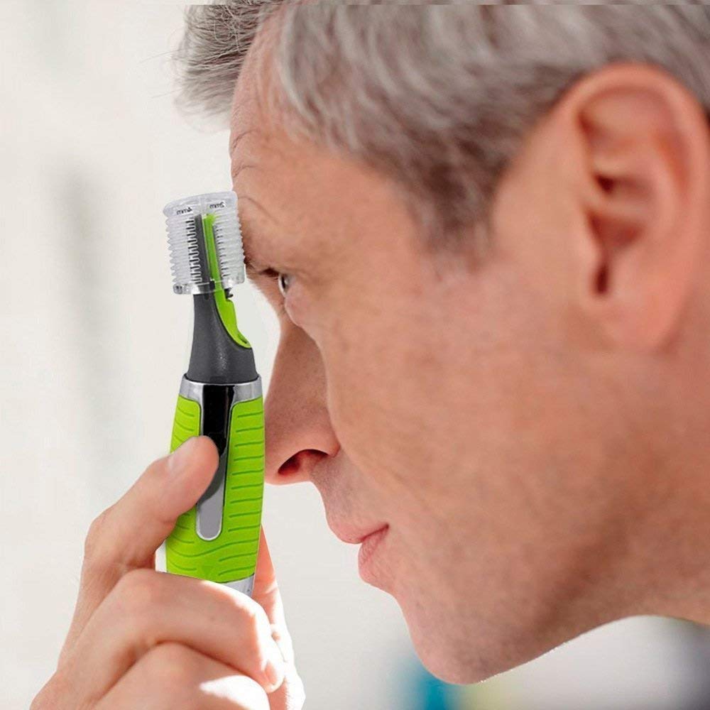 Lisslune | Precizo Nose and Ear Trimmer with LED Light and Precision Attachments