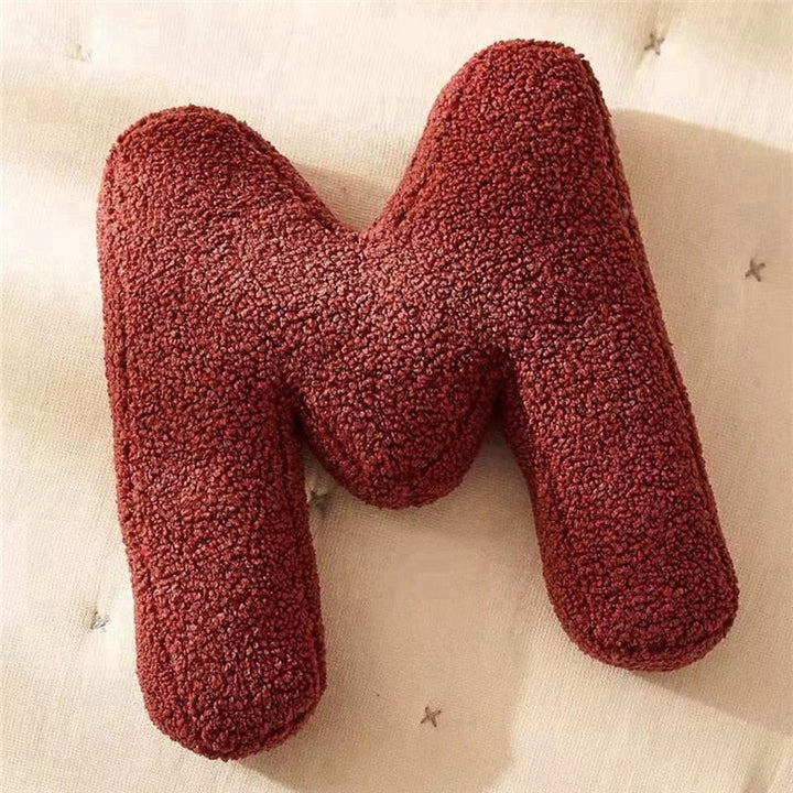 Lisslune | Alphabet Letter Fleece Pillow