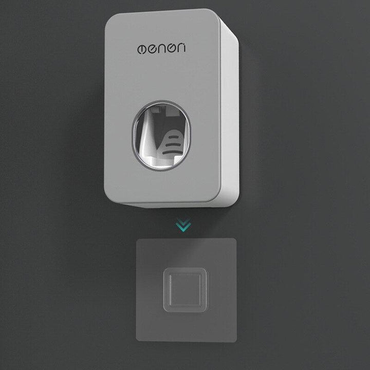 Lisslune | Smart Oral Care Duo: Automatic Toothpaste Dispenser and Wall-Mounted Toothbrush Holder Set