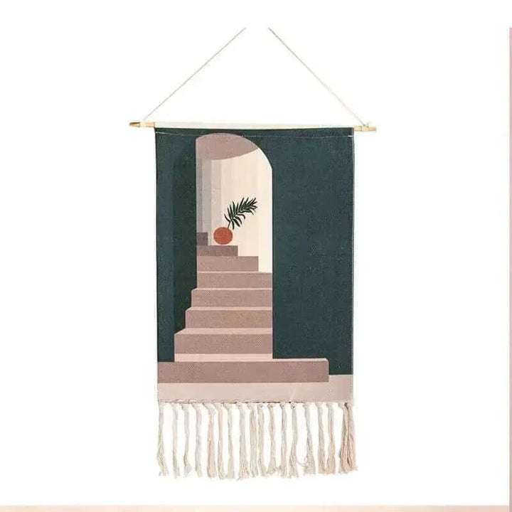 Lisslune | Macrame Hanging Cotton Rug