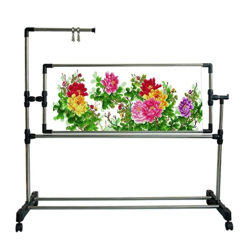 Lisslune | Ergonomic Adjustable Creative Stand for Hands-Free Embroidery and Embroidery Stitches