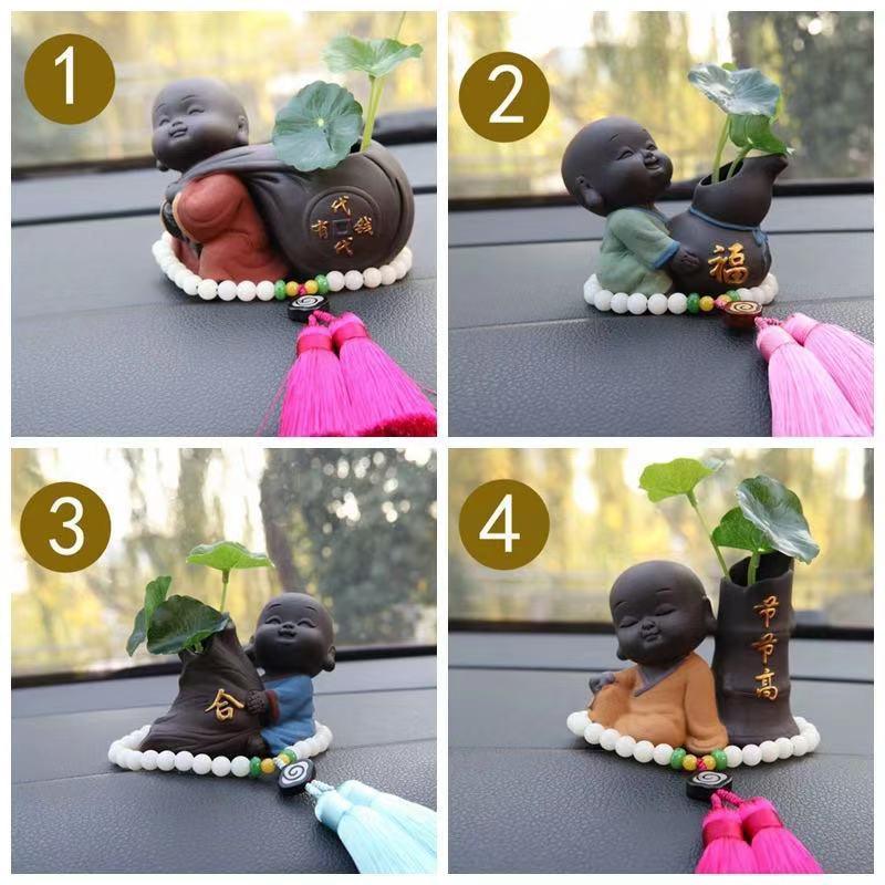 Lisslune | Zen Harmony Ceramic Buddha Monk Tea Companion for Mindful Brewing