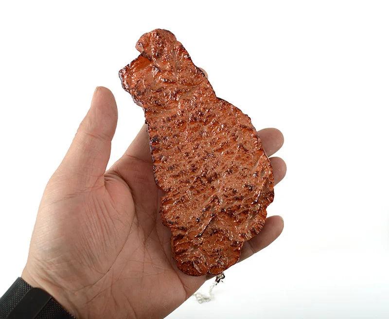 Lisslune | Realistic Miniature Steak Model for Dollhouses – Perfect Artificial Food Props for Creative Play and Photography