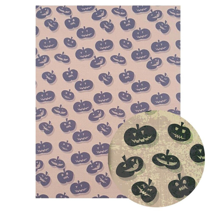 Lisslune | Halloween Themed PU Leather Craft Sheets - Essential for Spooky DIY Projects 🎃