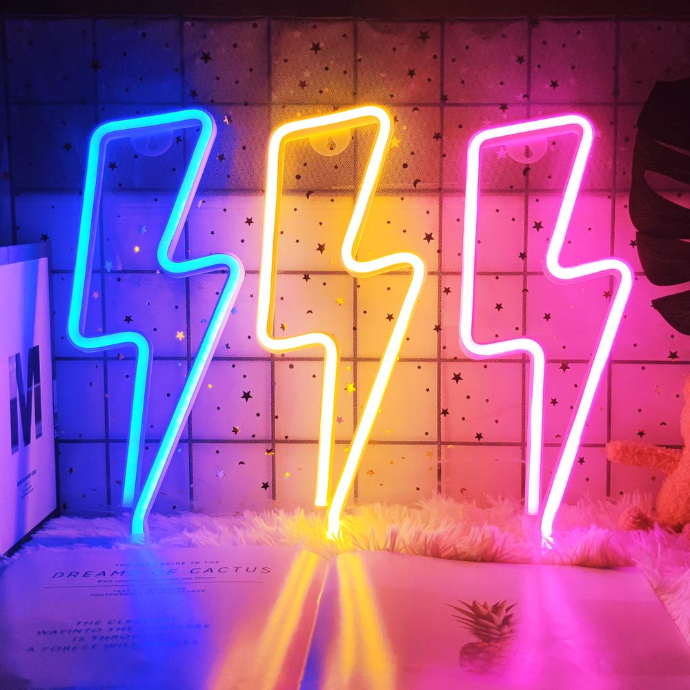 Lisslune | Led Lightning Neon Sign Wall Decor