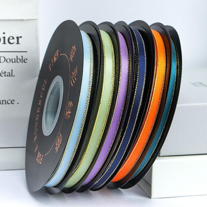 Lisslune | Luxe shimmering satin craft ribbon collection - 50 yards premium quality for DIY masterpieces