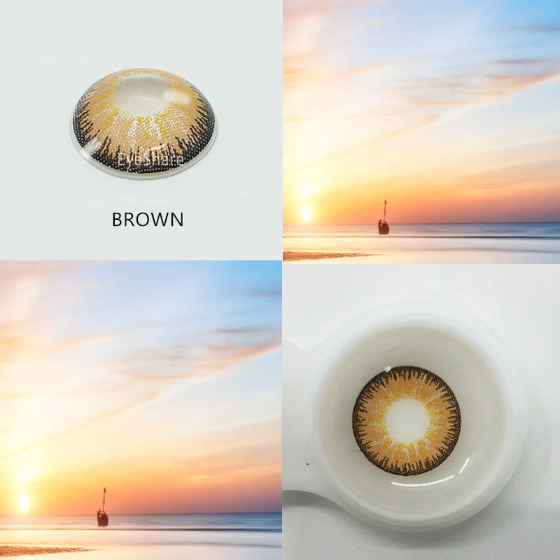 Rynx Cosplay AYY Brown 14.5mm 1 Pair | 1 Year
