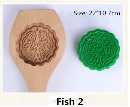 Lisslune | 3D Wooden Baking Decorative Molds