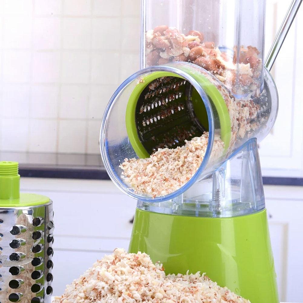 Lisslune | Hand-crank vegetable slicer with 3 attachments