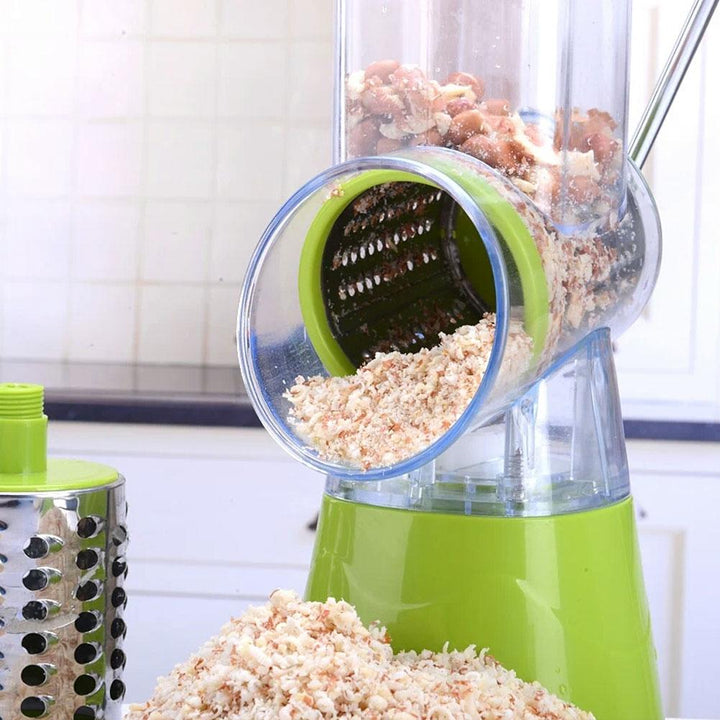 Lisslune | Hand-crank vegetable slicer with 3 attachments