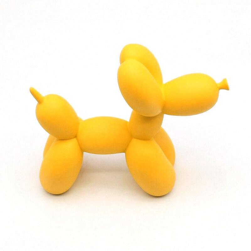 Lisslune | BalloonDog Lively Dog Sculpture | Pop-Art Decoration | Modern Home Decor | Handmade Statue