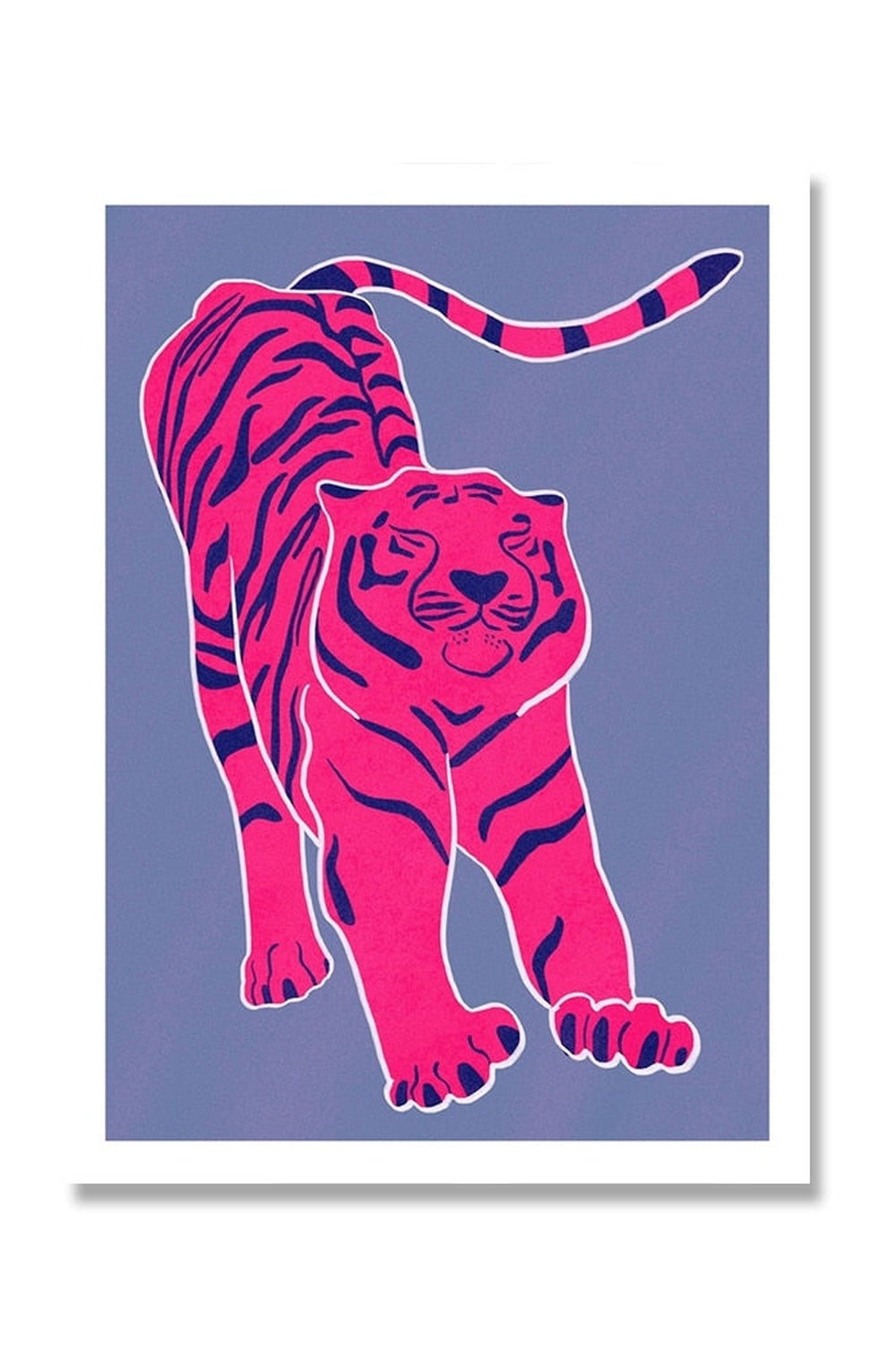Lisslune | Tiger Art Canvas Poster
